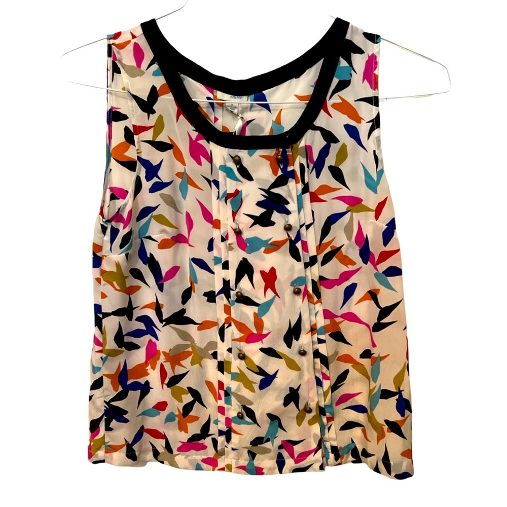 NWT ANTHROPOLOGIE Odille sleeveless shirt, Size: 0